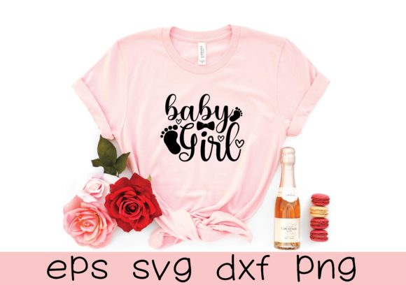 Baby Girl Svg Graphics for T-Shirt Designs