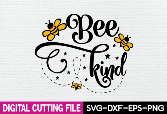 Bee Kind Svg Graphics for T-Shirt Designs