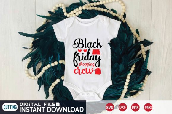 Black Friday Shopping Crew Svg
