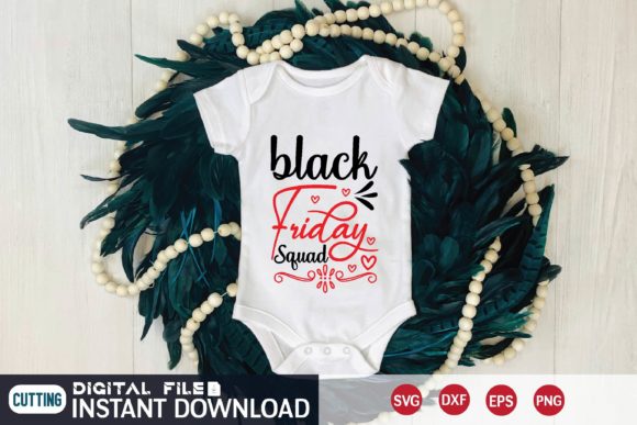 Black Friday Squad Graphics for T-Shirt Designs