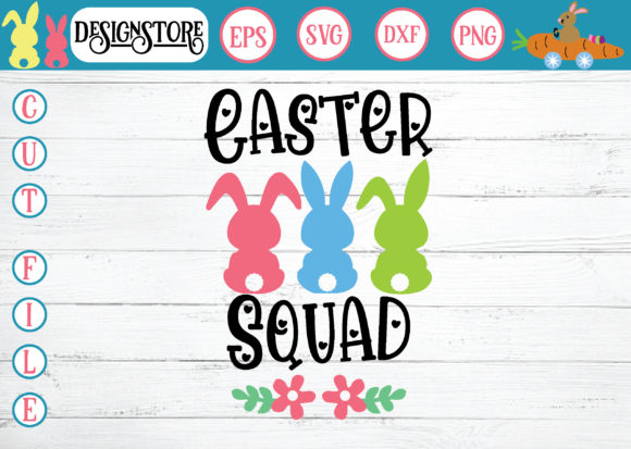 Easter Squad Svg Graphics for T-Shirt Designs