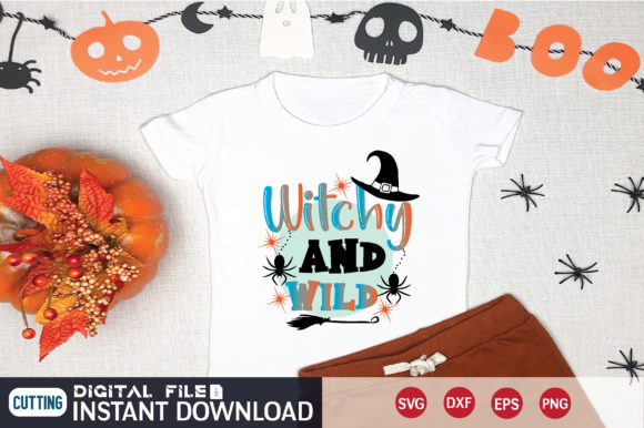 Witchy and Wild Svg Review for T-Shirt Designs